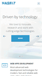 Mobile Screenshot of haselt.com