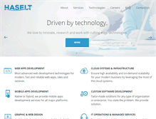 Tablet Screenshot of haselt.com